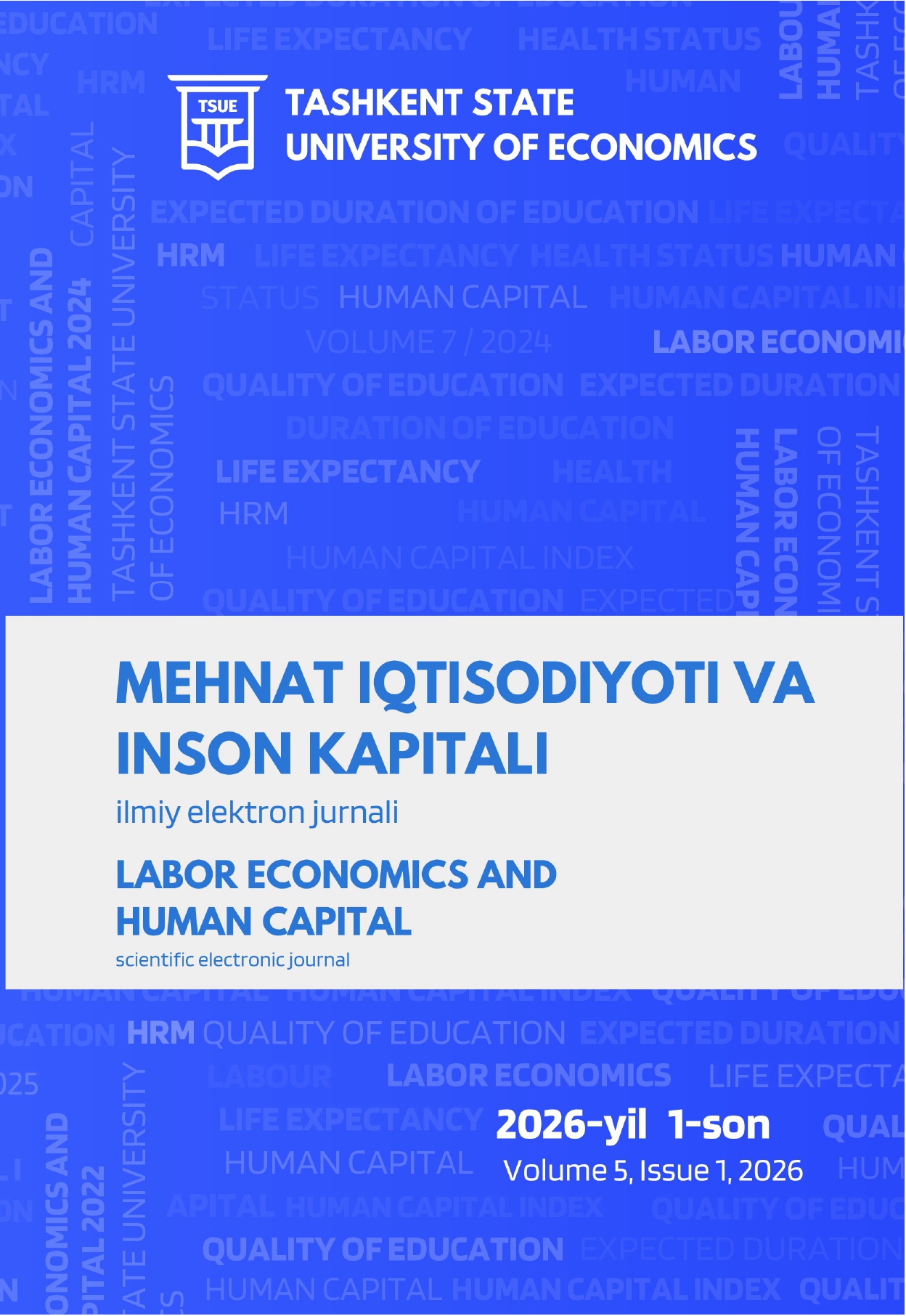 					View Vol. 5 No. 1 (2026): Scientific electronic journal "Labor Economics and Human Capital"
				