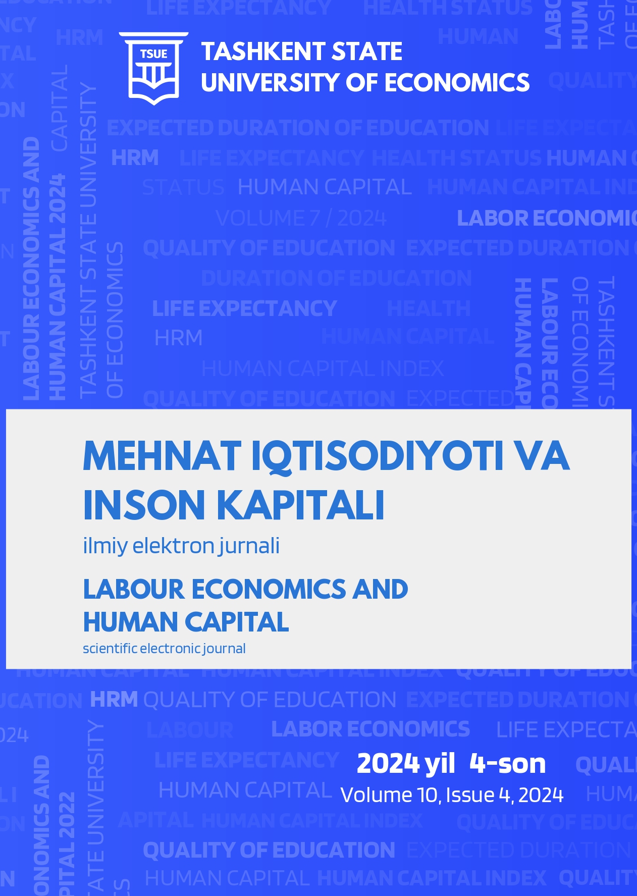 Mehnat iqtisodiyoti va inson kapitali ilmiy-elektron jurnali